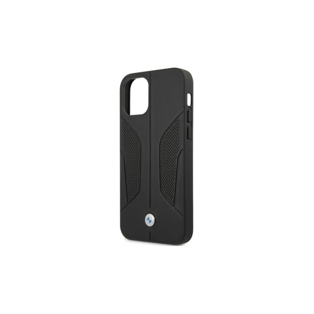 Hurtownia GSM - Case BMW BMHCP12MRSCSK Apple iPhone 12/12 Pro schwarz/hardcase Leder Perforierte Seiten - BMW073BLK - {ean13} - Hurt
