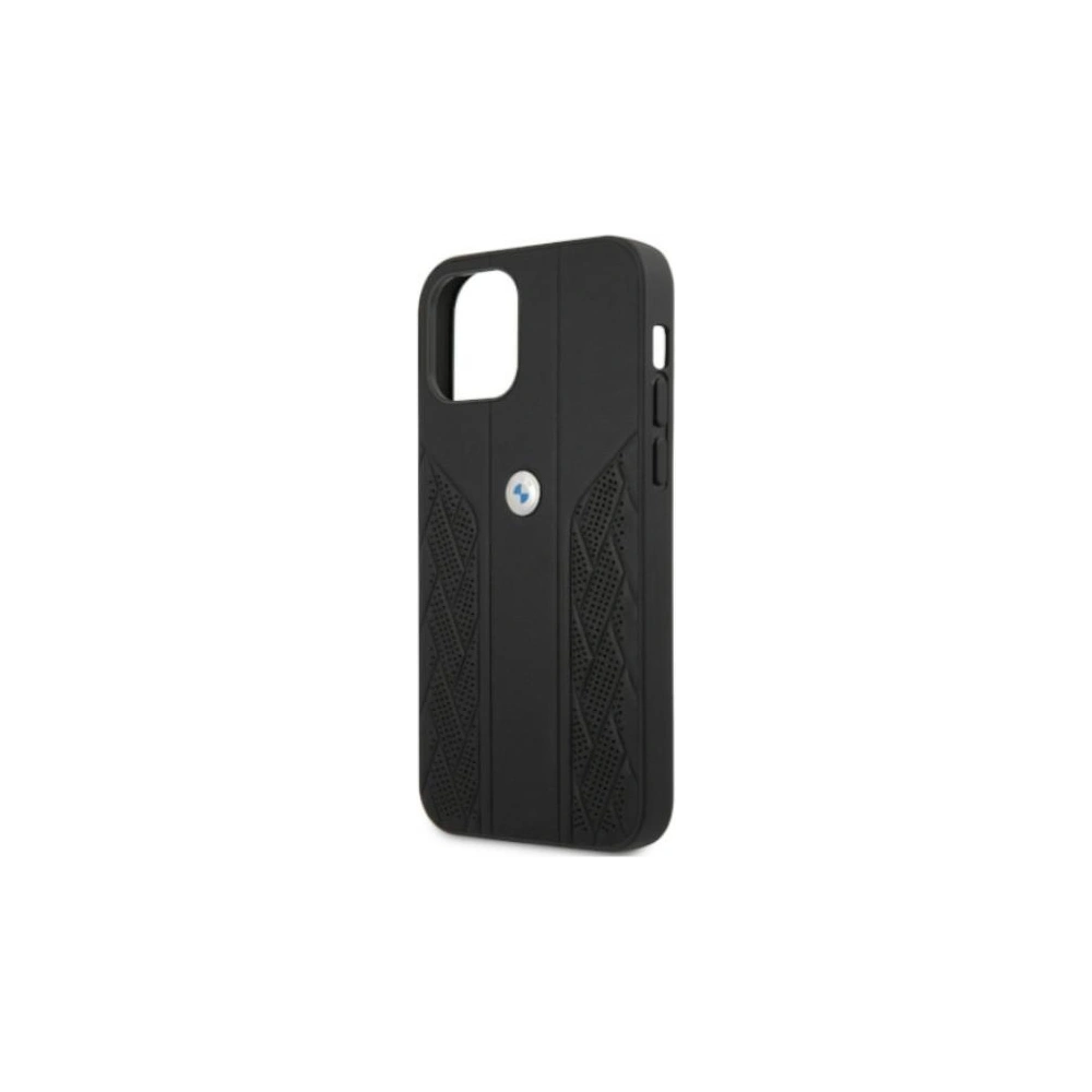 Hurtownia GSM - Etui BMW BMHCP12MRSPPK Apple iPhone 12/12 Pro černé/black hardcase Leather Curve Perforate - BMW075BLK - {ean13} - Hurt