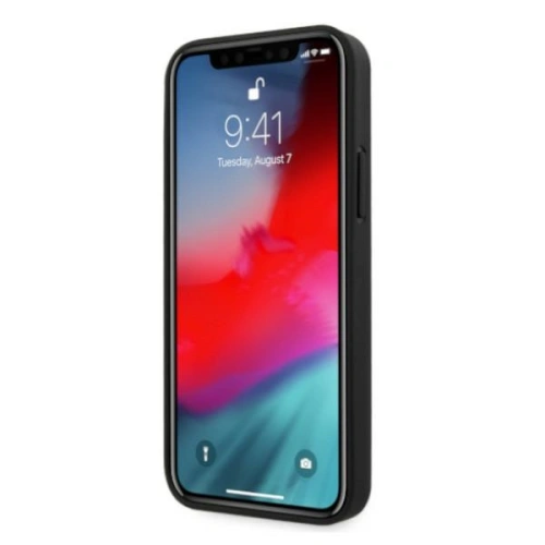 Etui BMW BMHCP12MRSPPR Apple iPhone 12/12 Pro czerwony/red hardcase Leather Curve Perforate