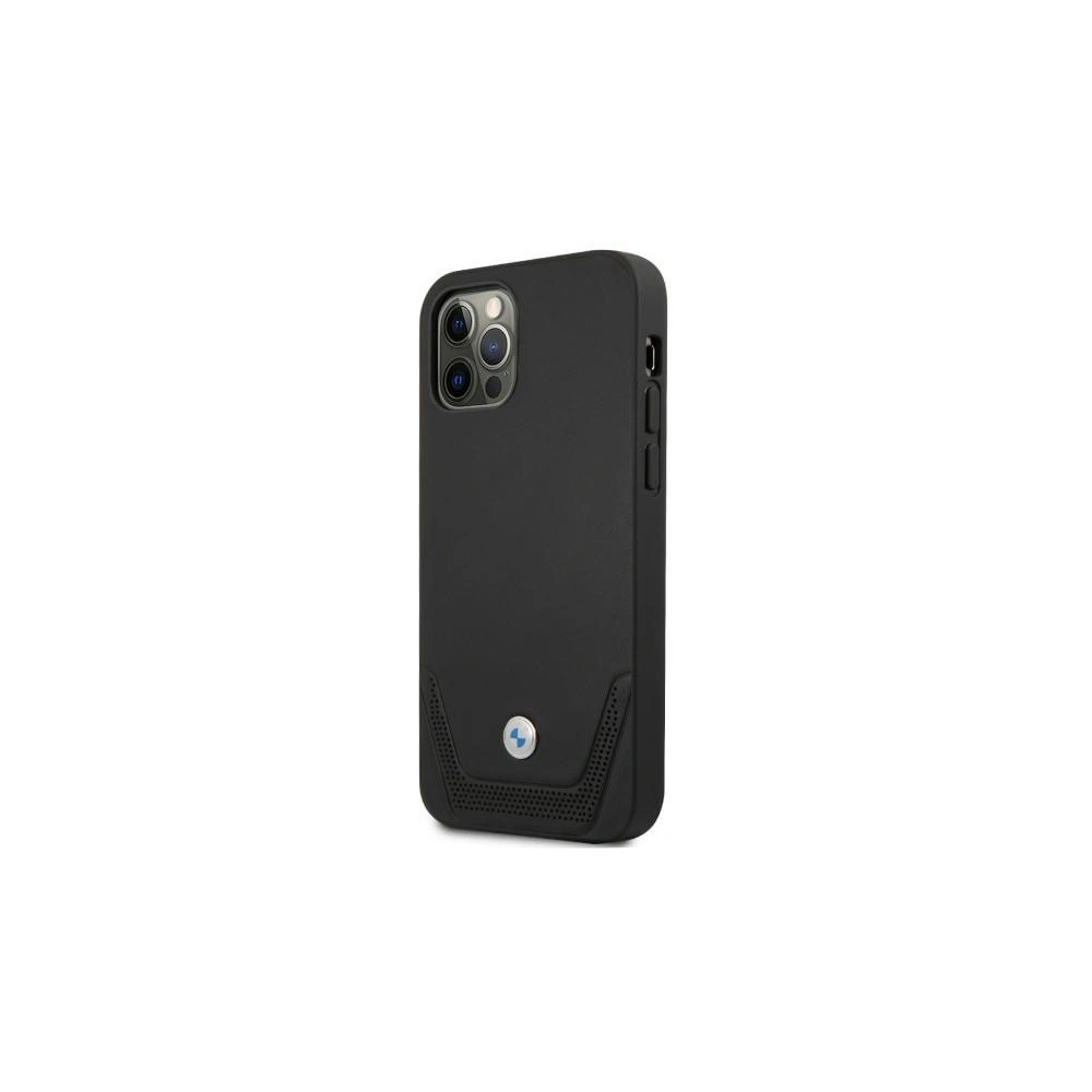 Hurtownia GSM - Etui BMW BMHCP12MRSWPK Apple iPhone 12/12 Pro černý/black hardcase Kožené perforované - BMW077BLK - {ean13} - Hurt
