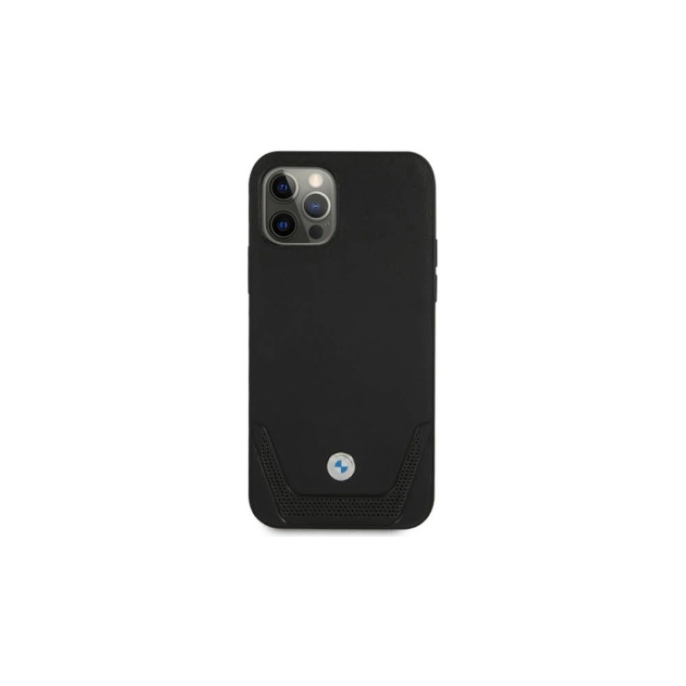 Hurtownia GSM - Etui BMW BMHCP12MRSWPK Apple iPhone 12/12 Pro černý/black hardcase Kožené perforované - BMW077BLK - {ean13} - Hurt