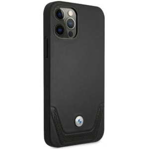 Hurtownia GSM - Etui BMW BMHCP12MRSWPK Apple iPhone 12/12 Pro černý/black hardcase Kožené perforované - BMW077BLK - {ean13} - Hurt