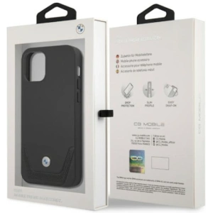 Hurtownia GSM - Etui BMW BMHCP12MRSWPK Apple iPhone 12/12 Pro černý/black hardcase Kožené perforované - BMW077BLK - {ean13} - Hurt