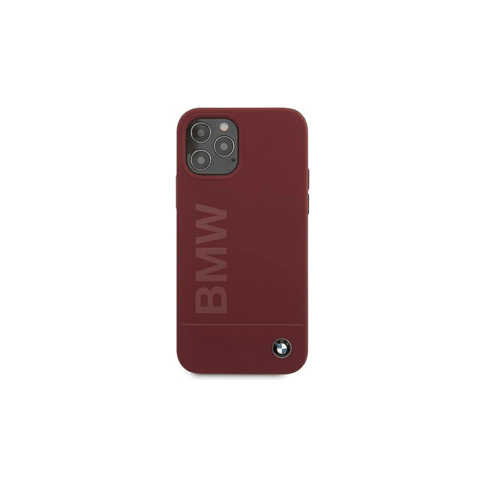 Hurtownia GSM - Etui BMW BMHCP12MSLBLRE Apple iPhone 12/12 Pro czerwony/red hardcase Silicone Signature Logo - BMW080RED - {ean13} - Hurt