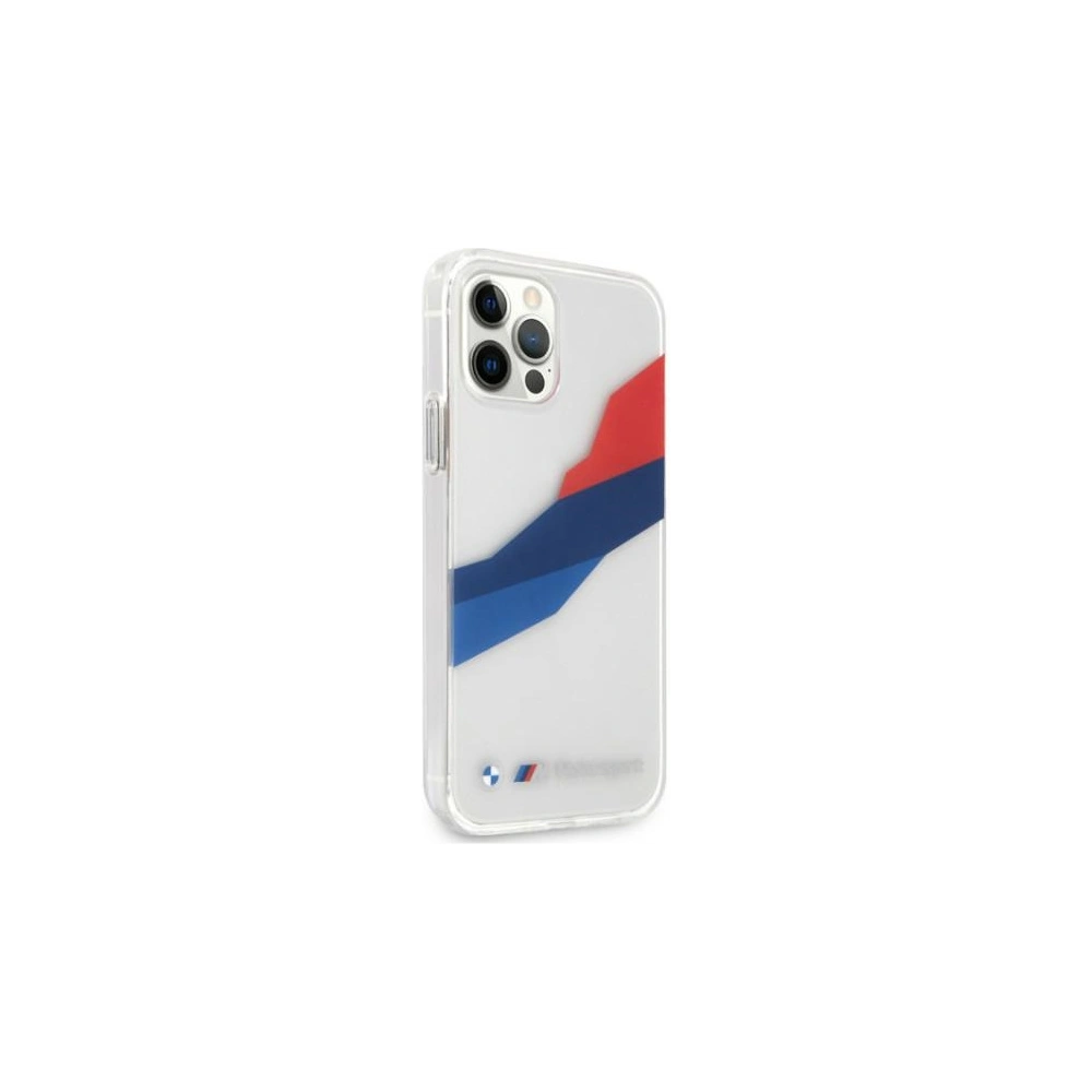 Wholesale BMW BMHCP12MSKTGT Apple iPhone 12/12 Pro transparent hardcase Motorsport Tricolor - BMW079CL - {ean13} - Hurt