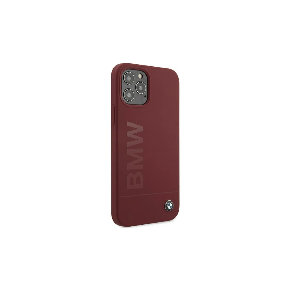 Hurtownia GSM - Etui BMW BMHCP12MSLBLRE Apple iPhone 12/12 Pro czerwony/red hardcase Silicone Signature Logo - BMW080RED - {ean13} - Hurt