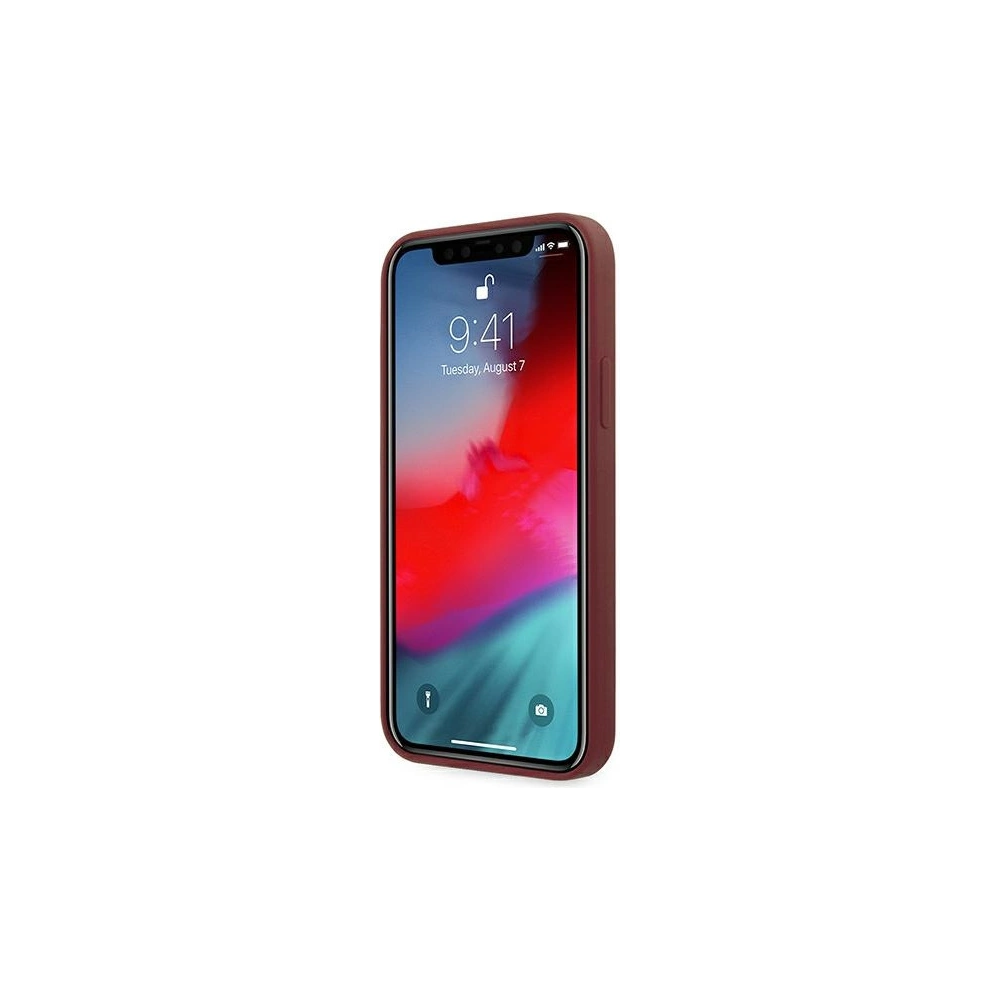 Wholesale BMW BMHCP12MSLBLRE Apple iPhone 12/12 Pro red hardcase Silicone Signature Logo - BMW080RED - {ean13} - Hurt