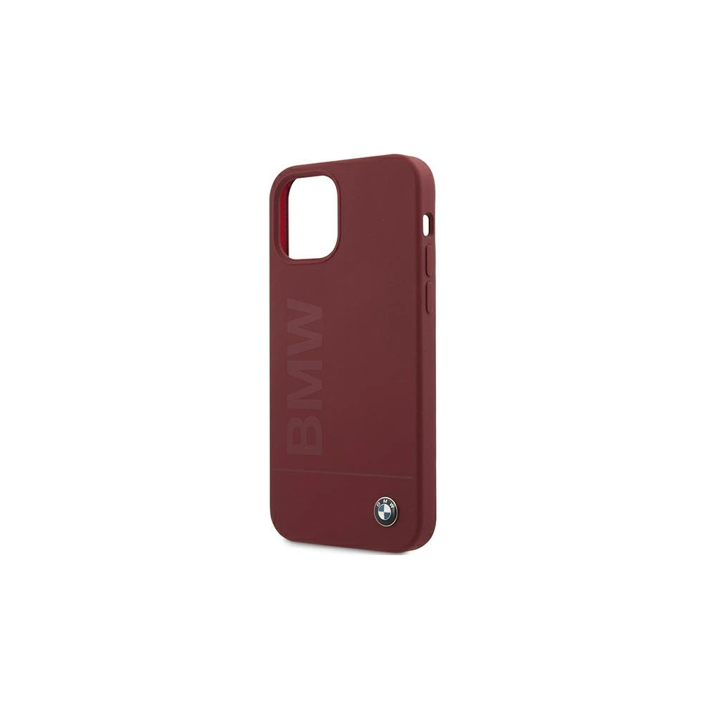 Hurtownia GSM - Etui BMW BMHCP12MSLBLRE Apple iPhone 12/12 Pro czerwony/red hardcase Silicone Signature Logo - BMW080RED - {ean13} - Hurt
