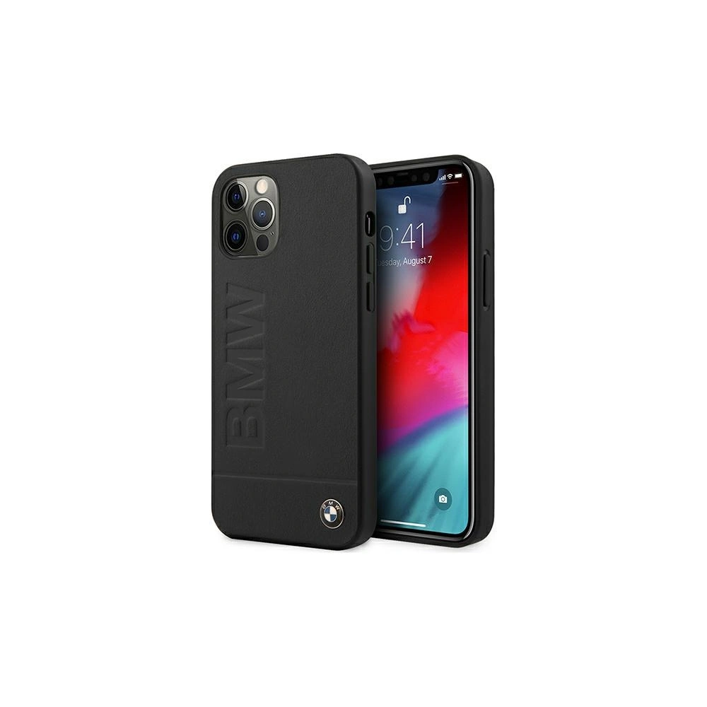 Hurtownia GSM - Etui BMW BMHCP12MSLLBK Apple iPhone 12/12 Pro černý/black hardcase Signature Logo Imprint - BMW081BLK - {ean13} - Hurt