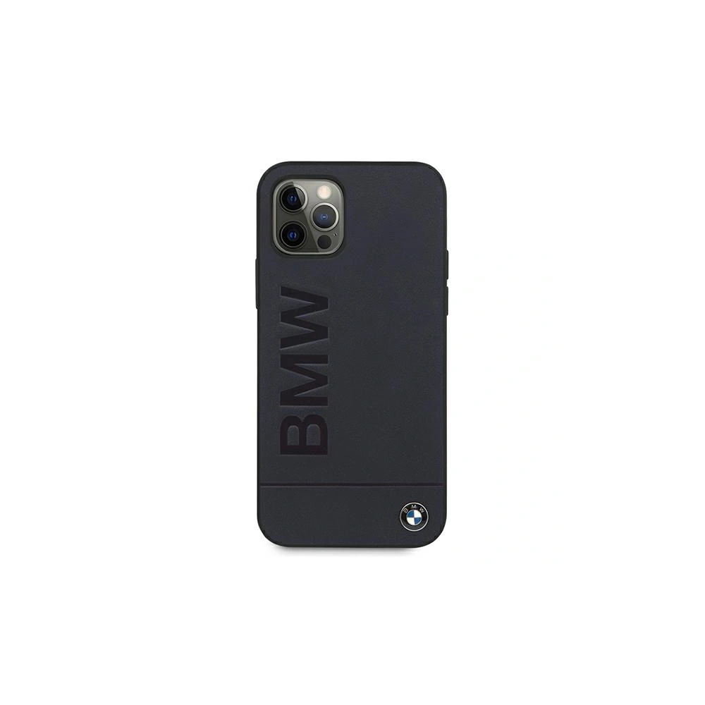 Hurtownia GSM - Etui BMW BMHCP12MSLLNA Apple iPhone 12/12 Pro granátový/navy hardcase Signature Logo Imprint - BMW082NAV - {ean13} - Hurt