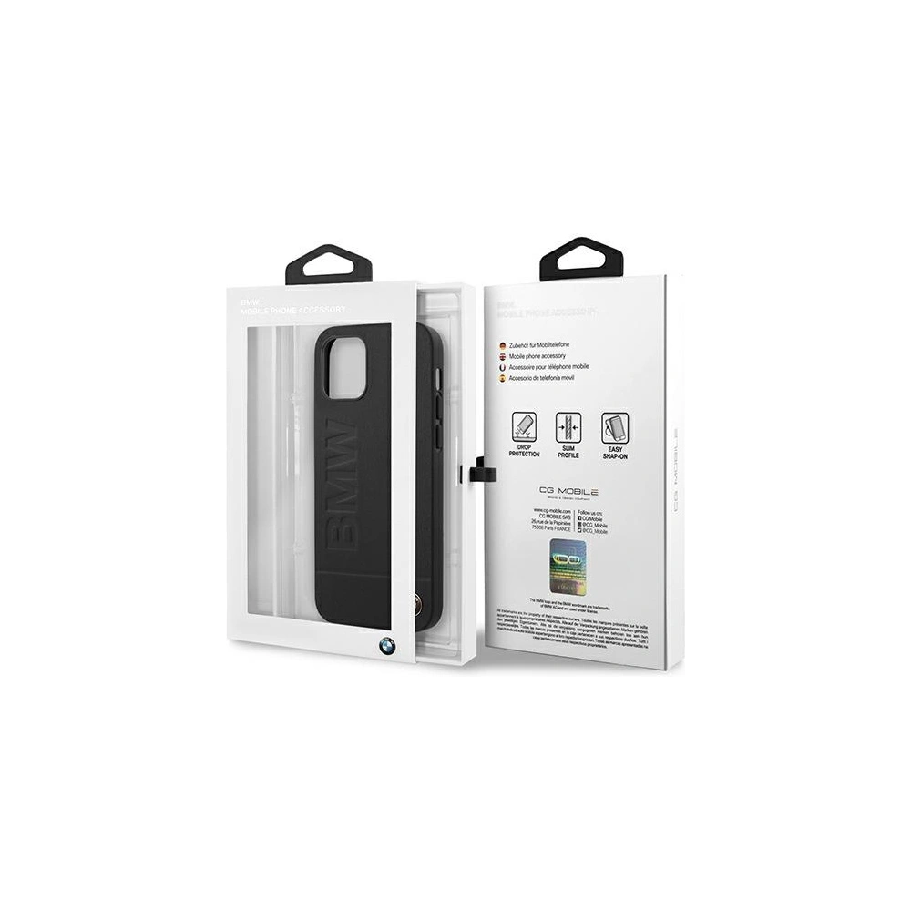 Hurtownia GSM - Etui BMW BMHCP12MSLLBK Apple iPhone 12/12 Pro černý/black hardcase Signature Logo Imprint - BMW081BLK - {ean13} - Hurt