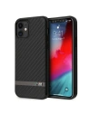 Etui BMW BMHCP12SASCFBK Apple iPhone 12 mini černý/black hardcase M Collection Carbon