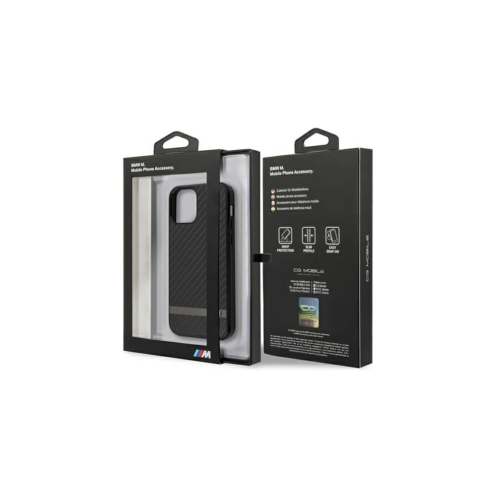 Hurtownia GSM - Etui BMW BMHCP12SASCFBK Apple iPhone 12 mini černý/black hardcase M Collection Carbon - BMW085BLK - {ean13} - Hurt