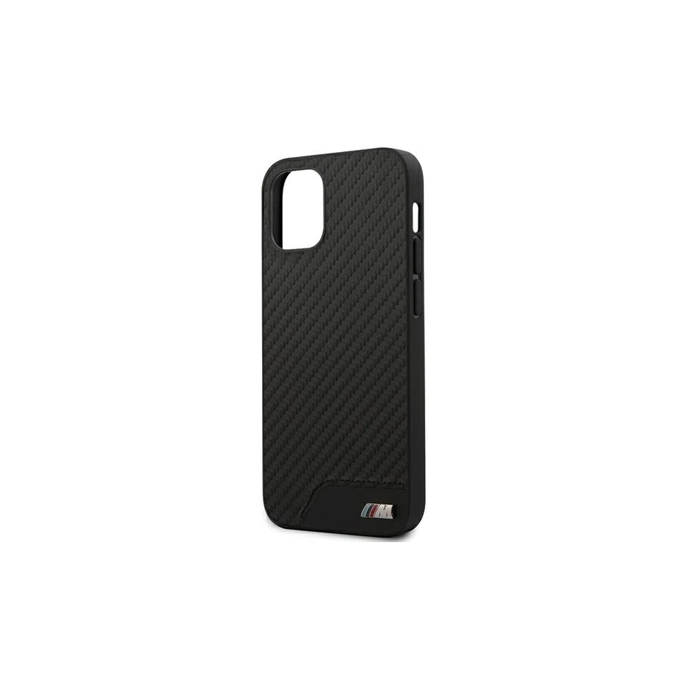 Hurtownia GSM - Etui BMW BMHCP12SCABBK Apple iPhone 12 mini černý/black hardcase M Collection PU Carbon - BMW086BLK - {ean13} - Hurt