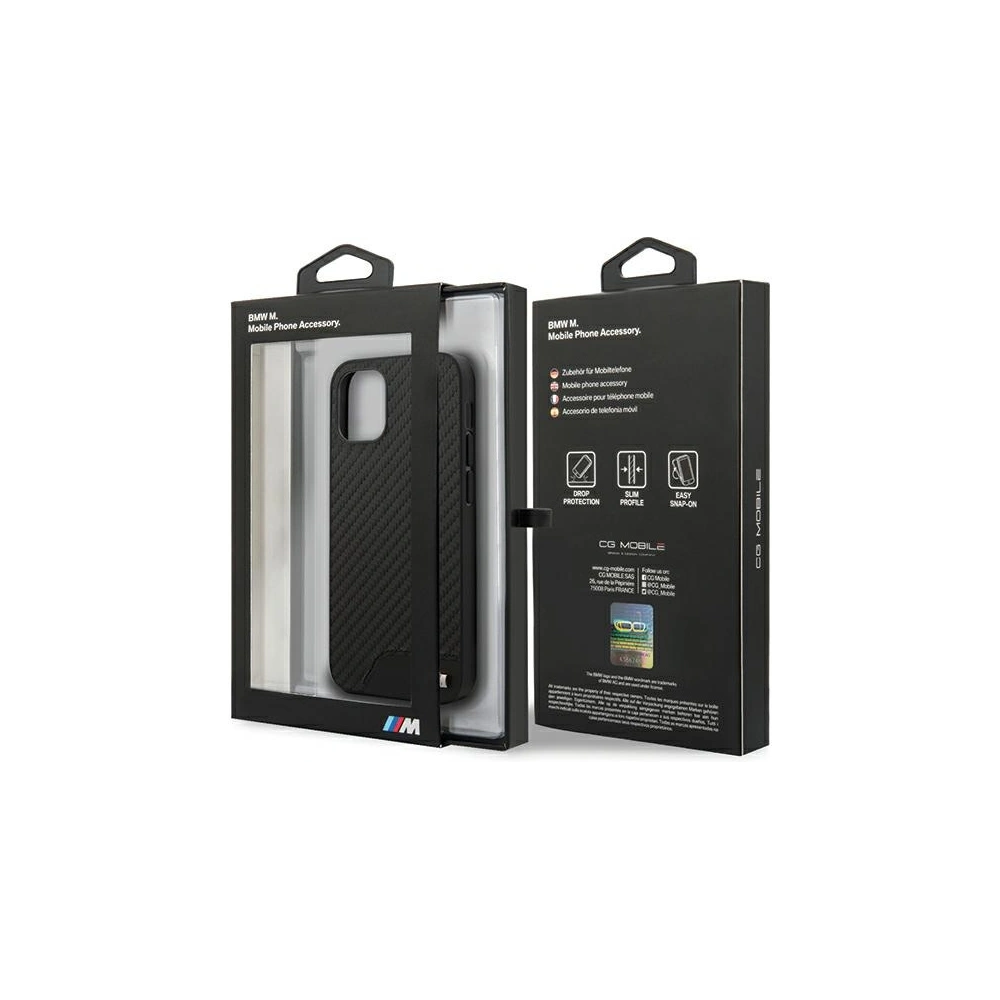 Wholesale BMW BMHCP12SCABBK Apple iPhone 12 mini black hardcase M Collection PU Carbon - BMW086BLK - {ean13} - Hurt