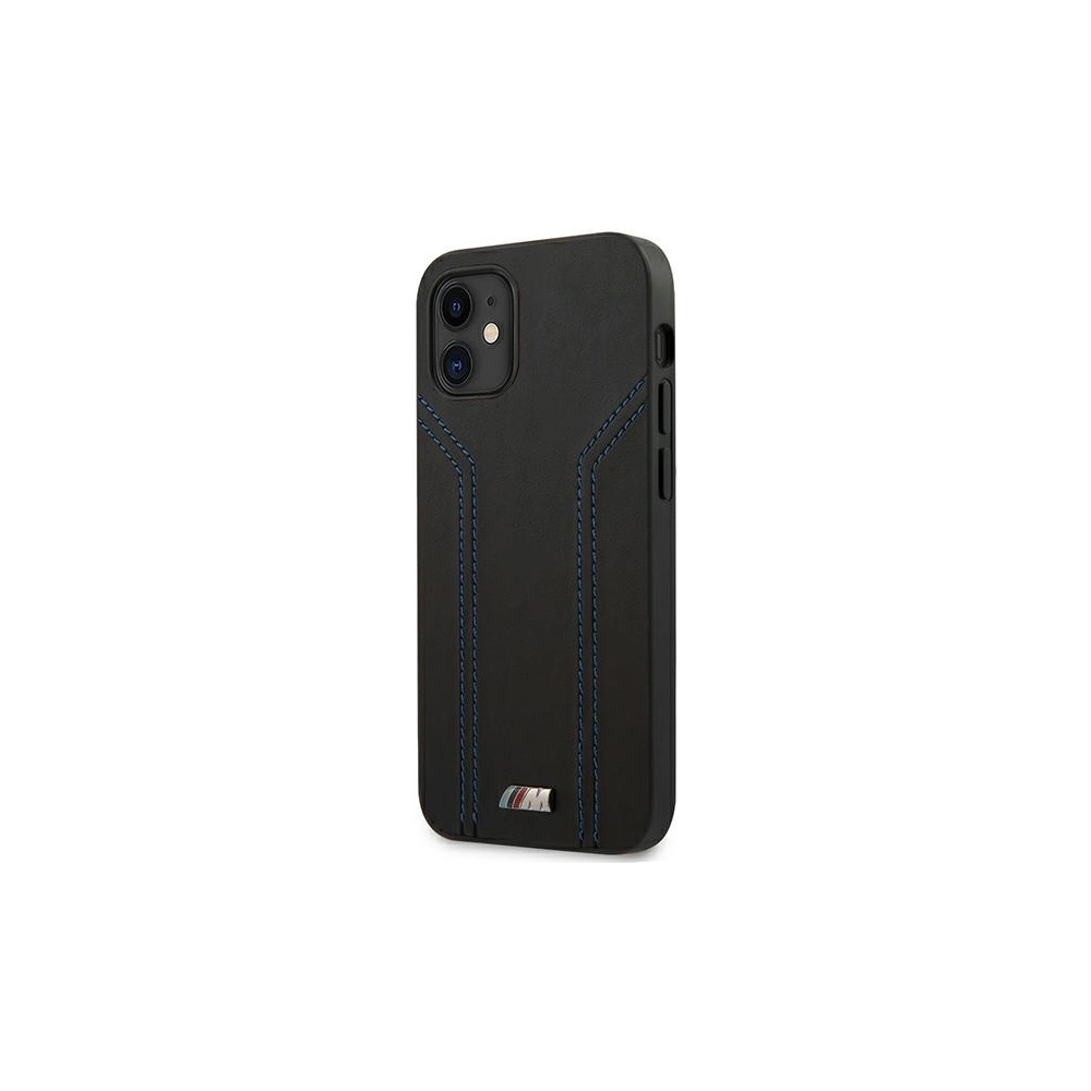 Wholesale BMW BMHCP12SDLBK Apple iPhone 12 mini black hardcase M Collection Blue Lines - BMW087BLK - {ean13} - Hurt