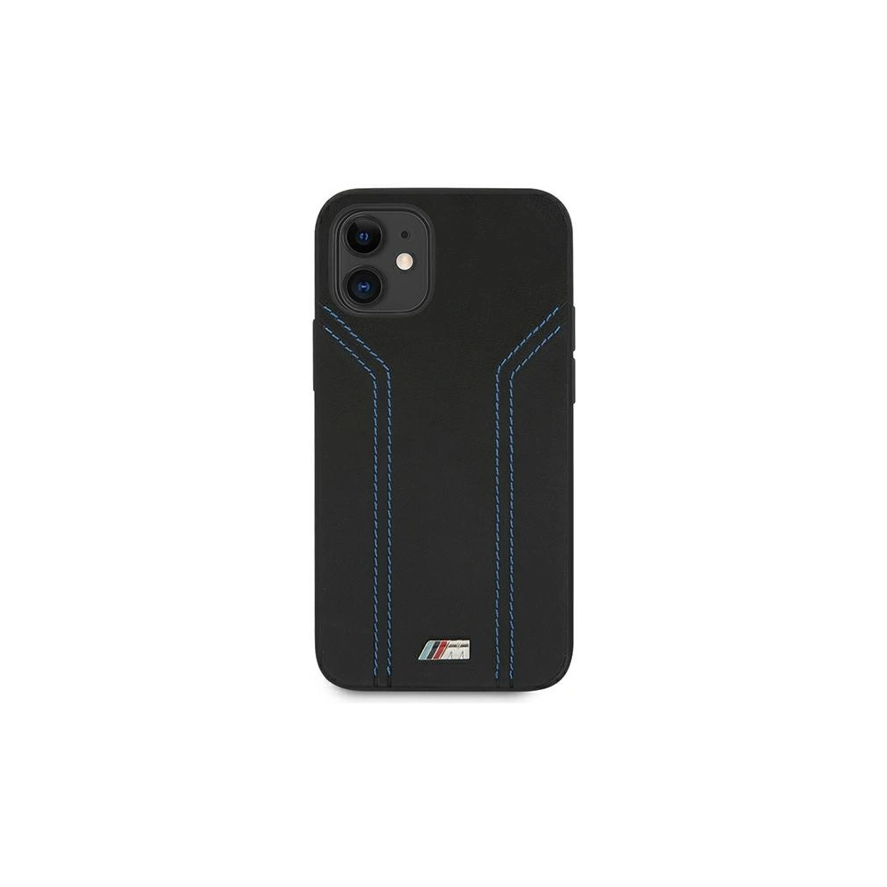 Wholesale BMW BMHCP12SDLBK Apple iPhone 12 mini black hardcase M Collection Blue Lines - BMW087BLK - {ean13} - Hurt