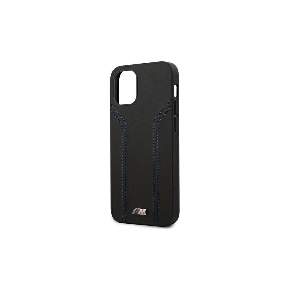 Wholesale BMW BMHCP12SDLBK Apple iPhone 12 mini black hardcase M Collection Blue Lines - BMW087BLK - {ean13} - Hurt