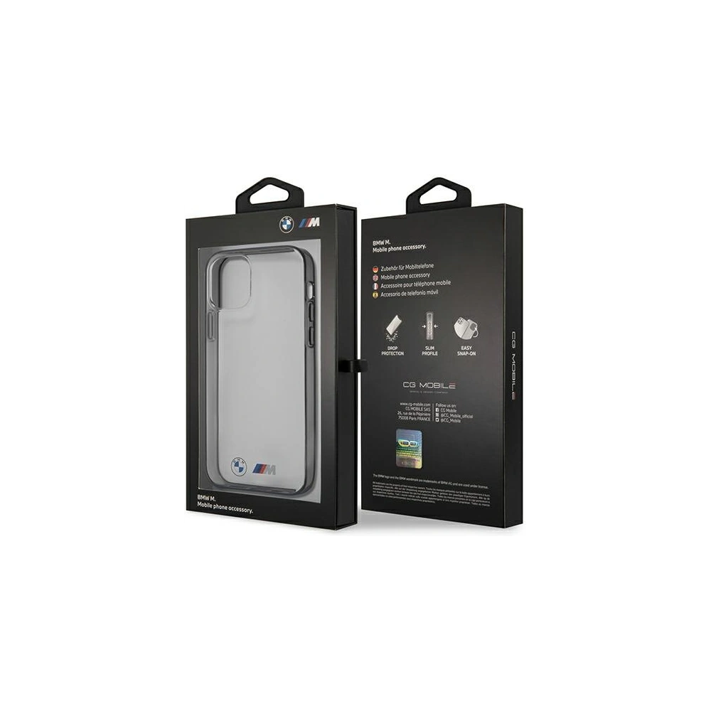 Hurtownia GSM - Case BMW BMHCP12SMBTOK Apple iPhone 12 mini transparentes Hardcase Sandblast - BMW088CL - {ean13} - Hurt