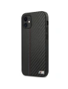 Wholesale BMW BMHCP12SMCARBK Apple iPhone 12 mini black hardcase M Collection PU Carbon Stripe - BMW089BLK - {ean13} - Hurt