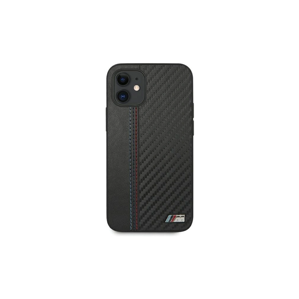 Hurtownia GSM - Etui BMW BMHCP12SMCARBK Apple iPhone 12 mini černý/black hardcase M Collection PU Carbon Stripe - BMW089BLK - {ean13} - Hurt