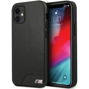 Hurtownia GSM - Case BMW BMHCP12SMHOLBK Apple iPhone 12 mini schwarz/black hardcase M Collection Smooth PU - BMW090BLK - {ean13} - Hurt