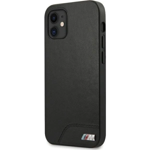 Hurtownia GSM - Etui BMW BMHCP12SMHOLBK Apple iPhone 12 mini černý/black hardcase M Collection Smooth PU - BMW090BLK - {ean13} - Hurt