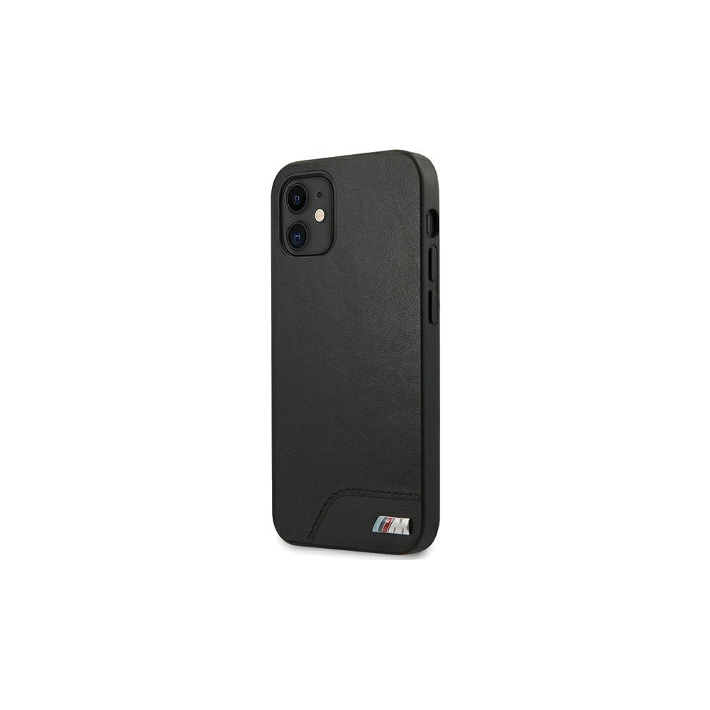 Hurtownia GSM - Etui BMW BMHCP12SMHOLBK Apple iPhone 12 mini černý/black hardcase M Collection Smooth PU - BMW090BLK - {ean13} - Hurt