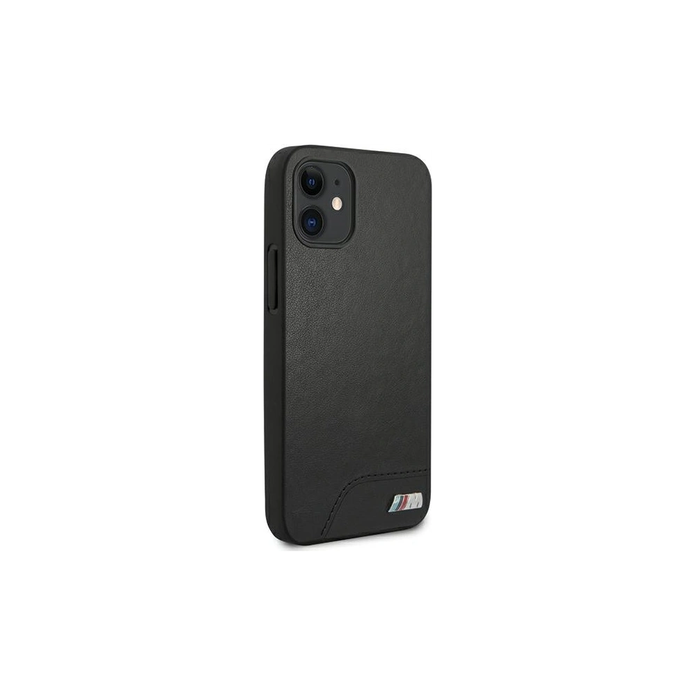 Wholesale BMW BMHCP12SMHOLBK Apple iPhone 12 mini black hardcase M Collection Smooth PU - BMW090BLK - {ean13} - Hurt