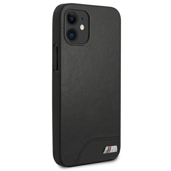 Kryt BMW BMHCP12SMHOLBK Apple iPhone 12 mini black hardcase M Collection Smooth PU