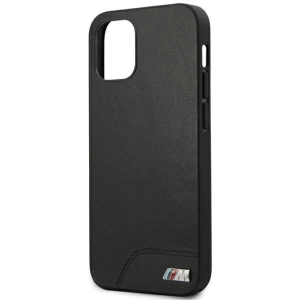 Hurtownia GSM - Case BMW BMHCP12SMHOLBK Apple iPhone 12 mini schwarz/black hardcase M Collection Smooth PU - BMW090BLK - {ean13} - Hurt