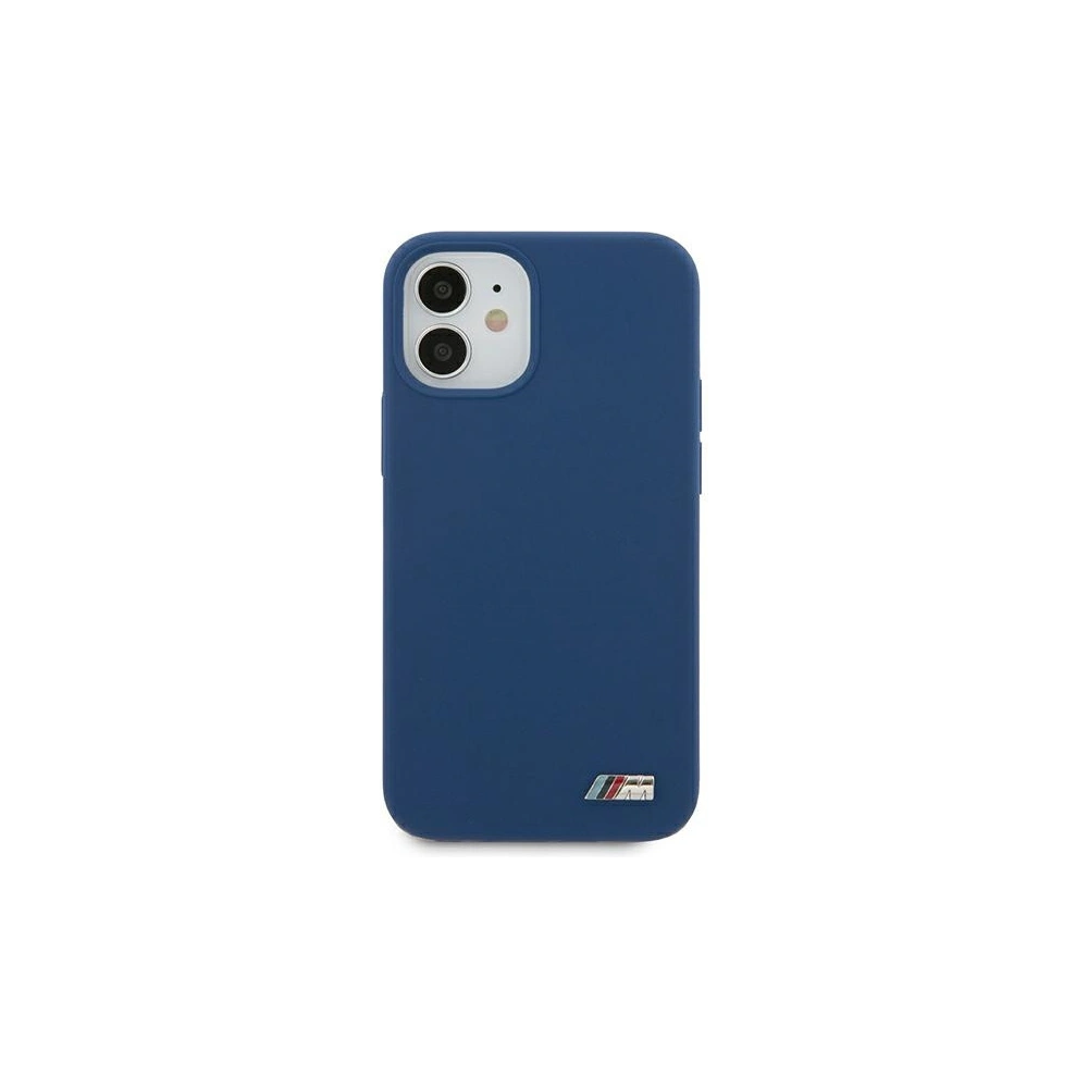 Hurtownia GSM - Case BMW BMHCP12SMSILNA Apple iPhone 12 mini blau/blue hardcase Silikon M Collection - BMW092BLU - {ean13} - Hurt