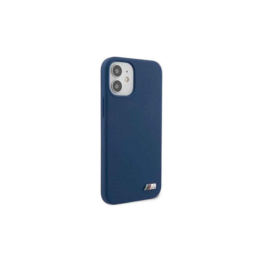 Hurtownia GSM - Case BMW BMHCP12SMSILNA Apple iPhone 12 mini blau/blue hardcase Silikon M Collection - BMW092BLU - {ean13} - Hurt