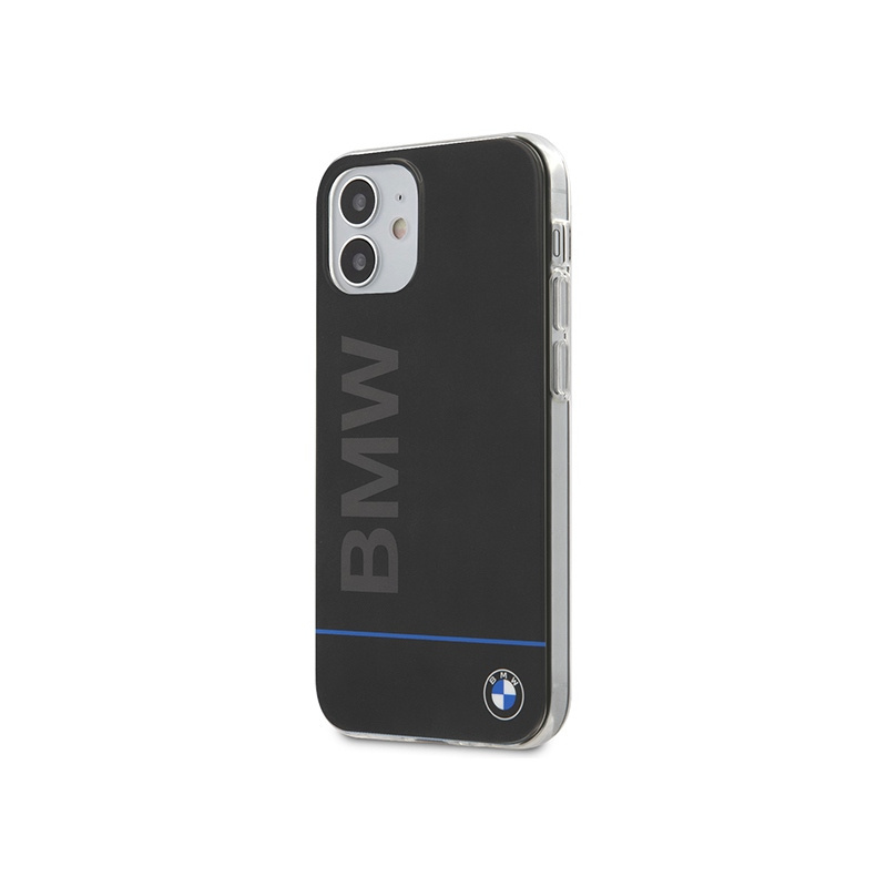 Hurtownia BMW - 3700740486528 - BMW093BLK - Etui BMW BMHCP12SPCUBBK Apple iPhone 12 mini czarny/black hardcase Signature Printed Logo - B2B homescreen