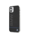 Etui BMW BMHCP12SPCUBBK Apple iPhone 12 mini černý/black hardcase Signature Printed Logo