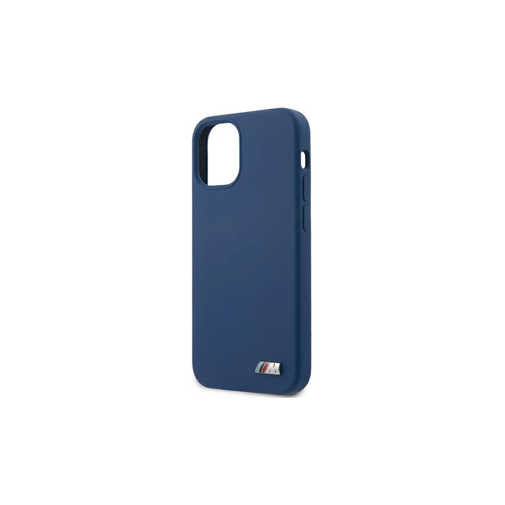 Hurtownia GSM - Etui BMW BMHCP12SMSILNA Apple iPhone 12 mini modrý/blue hardcase silikonová M Collection - BMW092BLU - {ean13} - Hurt