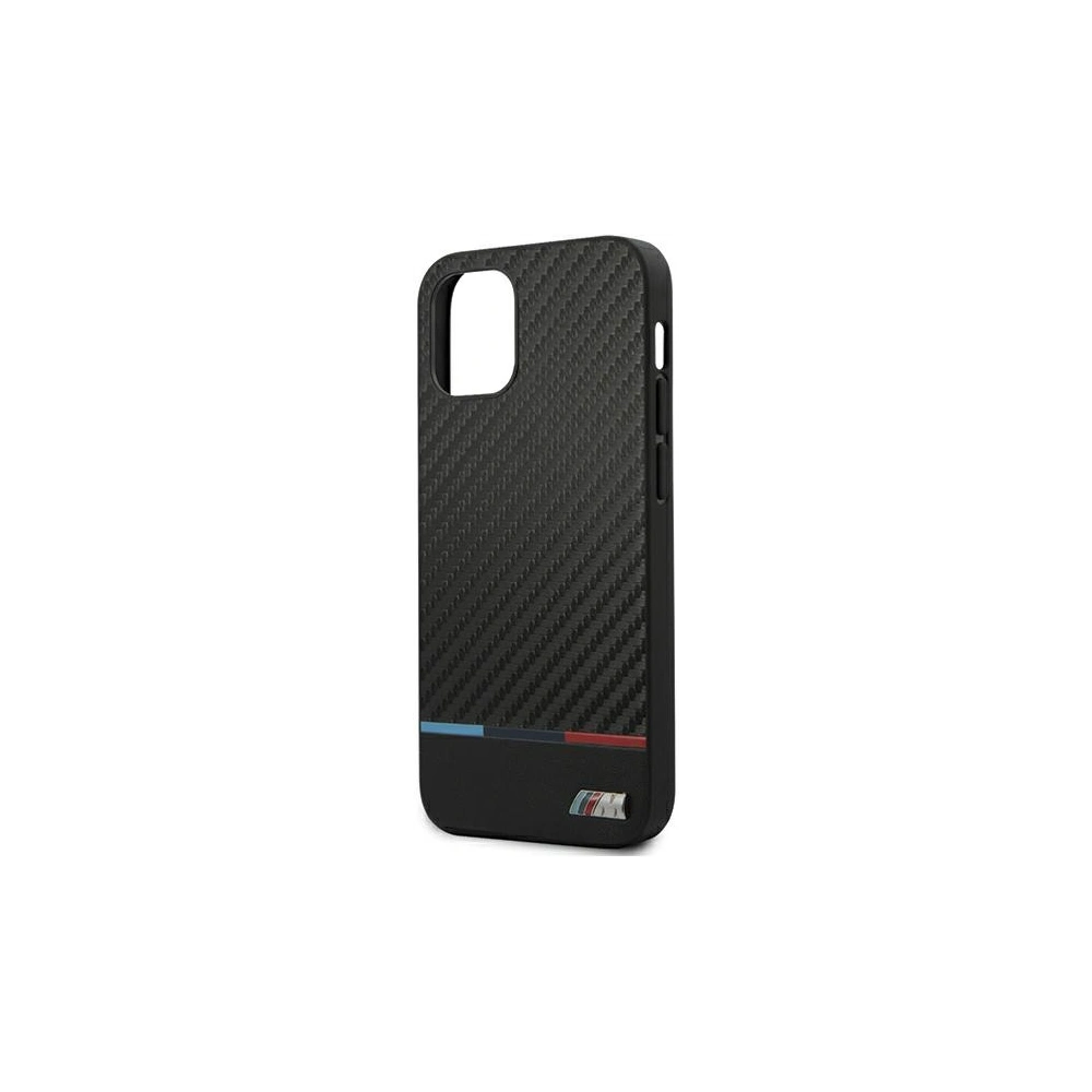 Hurtownia GSM - Etui BMW BMHCP12SPUCARTCBK Apple iPhone 12 mini černý/black hardcase M Collection PU Carbon Stripe - BMW094BLK - {ean13} - Hurt