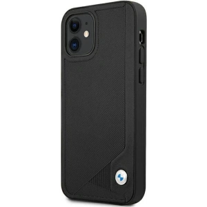Hurtownia GSM - Case BMW BMHCP12SRCDPK Apple iPhone 12 mini schwarz/black hardcase Leder Deboss - BMW095BLK - {ean13} - Hurt