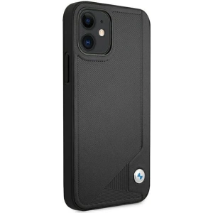 Hurtownia GSM - Case BMW BMHCP12SRCDPK Apple iPhone 12 mini schwarz/black hardcase Leder Deboss - BMW095BLK - {ean13} - Hurt
