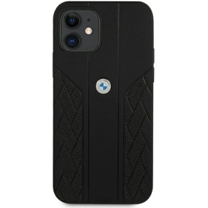 Hurtownia GSM - Case BMW BMHCP12SRSPPK Apple iPhone 12 mini schwarz/schwarz Hardcase Leder Curve Perforate - BMW096BLK - {ean13} - Hurt