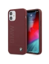Case BMW BMHCP12SSLBLRE Apple iPhone 12 mini rot/red Hardcase Silikon Signature Logo