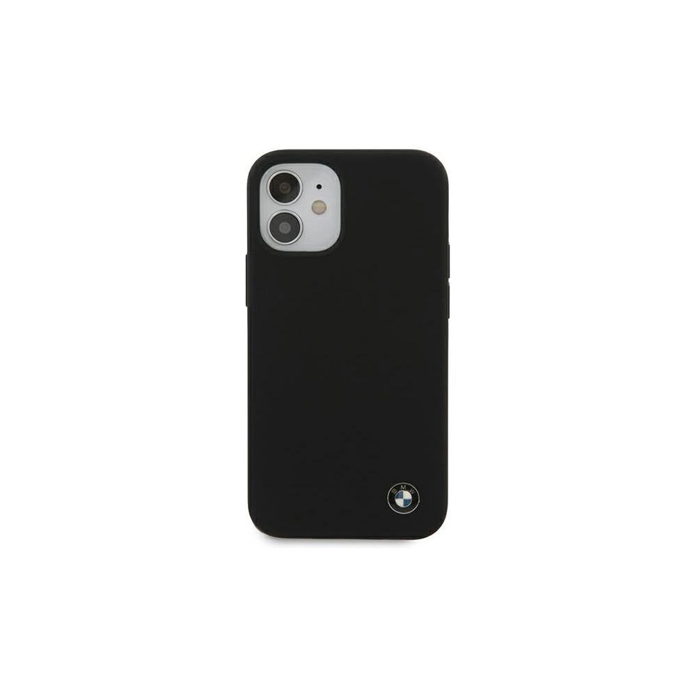 Wholesale BMW BMHCP12SSILBK Apple iPhone 12 mini black hardcase Silicone Signature - BMW097BLK - {ean13} - Hurt
