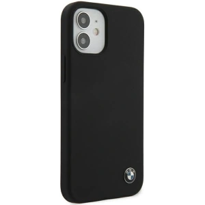 Hurtownia GSM - Case BMW BMHCP12SSILBK Apple iPhone 12 mini schwarz/black hardcase Silikon Signature - BMW097BLK - {ean13} - Hurt