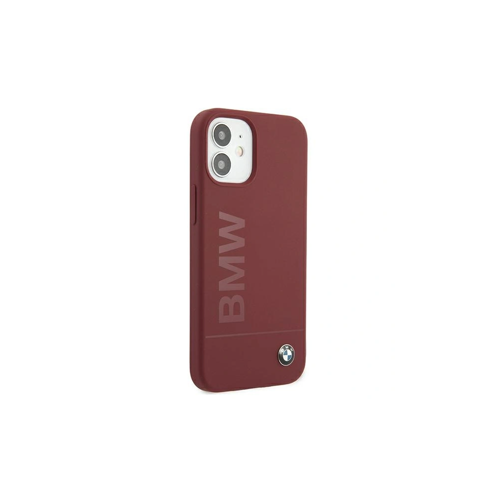 Wholesale BMW BMHCP12SSLBLRE Apple iPhone 12 mini red hardcase Silicone Signature Logo - BMW098RED - {ean13} - Hurt