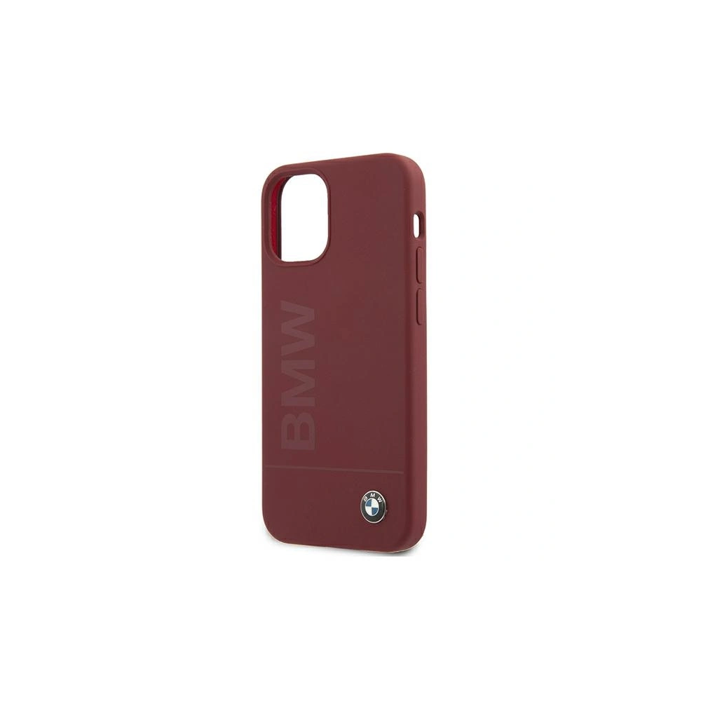 Hurtownia GSM - Case BMW BMHCP12SSLBLRE Apple iPhone 12 mini rot/red Hardcase Silikon Signature Logo - BMW098RED - {ean13} - Hurt
