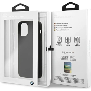 Hurtownia GSM - Case BMW BMHCP12SSILBK Apple iPhone 12 mini schwarz/black hardcase Silikon Signature - BMW097BLK - {ean13} - Hurt