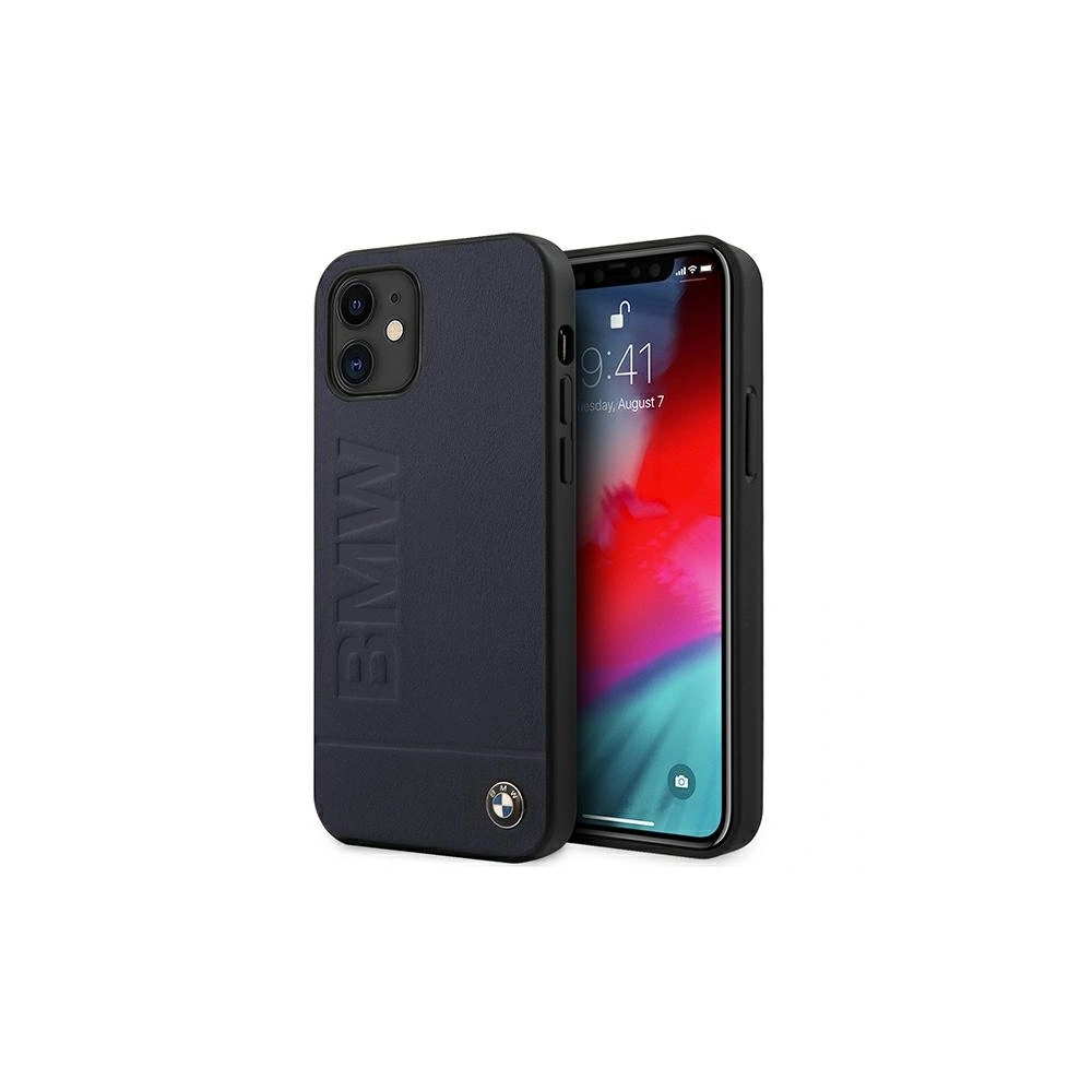 Hurtownia GSM - Etui BMW BMHCP12SSLLNA Apple iPhone 12 mini navy hardcase Signature Logo Imprint - BMW100NAV - {ean13} - Hurt