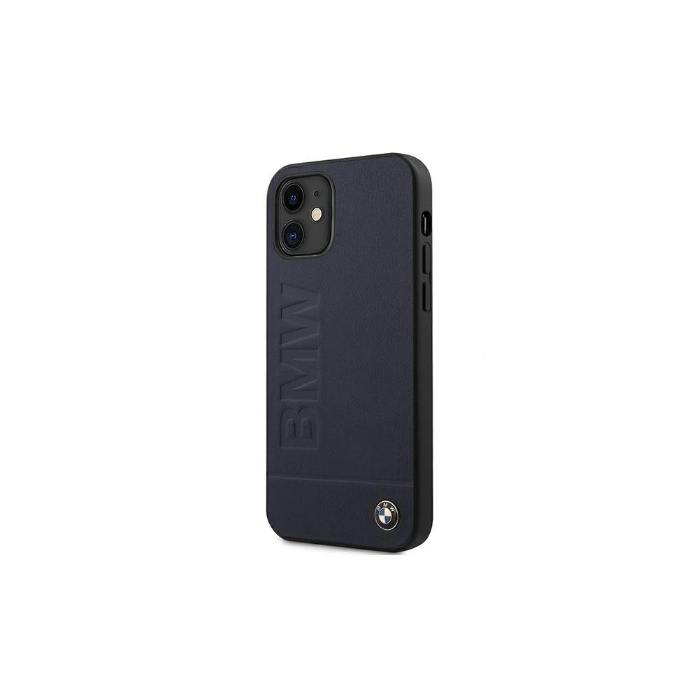 Hurtownia GSM - Etui BMW BMHCP12SSLLNA Apple iPhone 12 mini granatowy/navy hardcase Signature Logo Imprint - BMW100NAV - {ean13} - Hurt