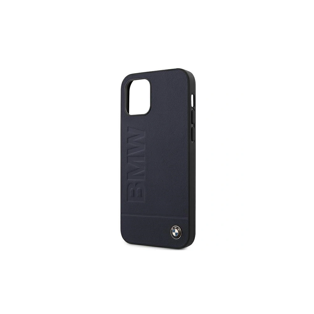 Hurtownia GSM - Etui BMW BMHCP12SSLLNA Apple iPhone 12 mini granatowy/navy hardcase Signature Logo Imprint - BMW100NAV - {ean13} - Hurt