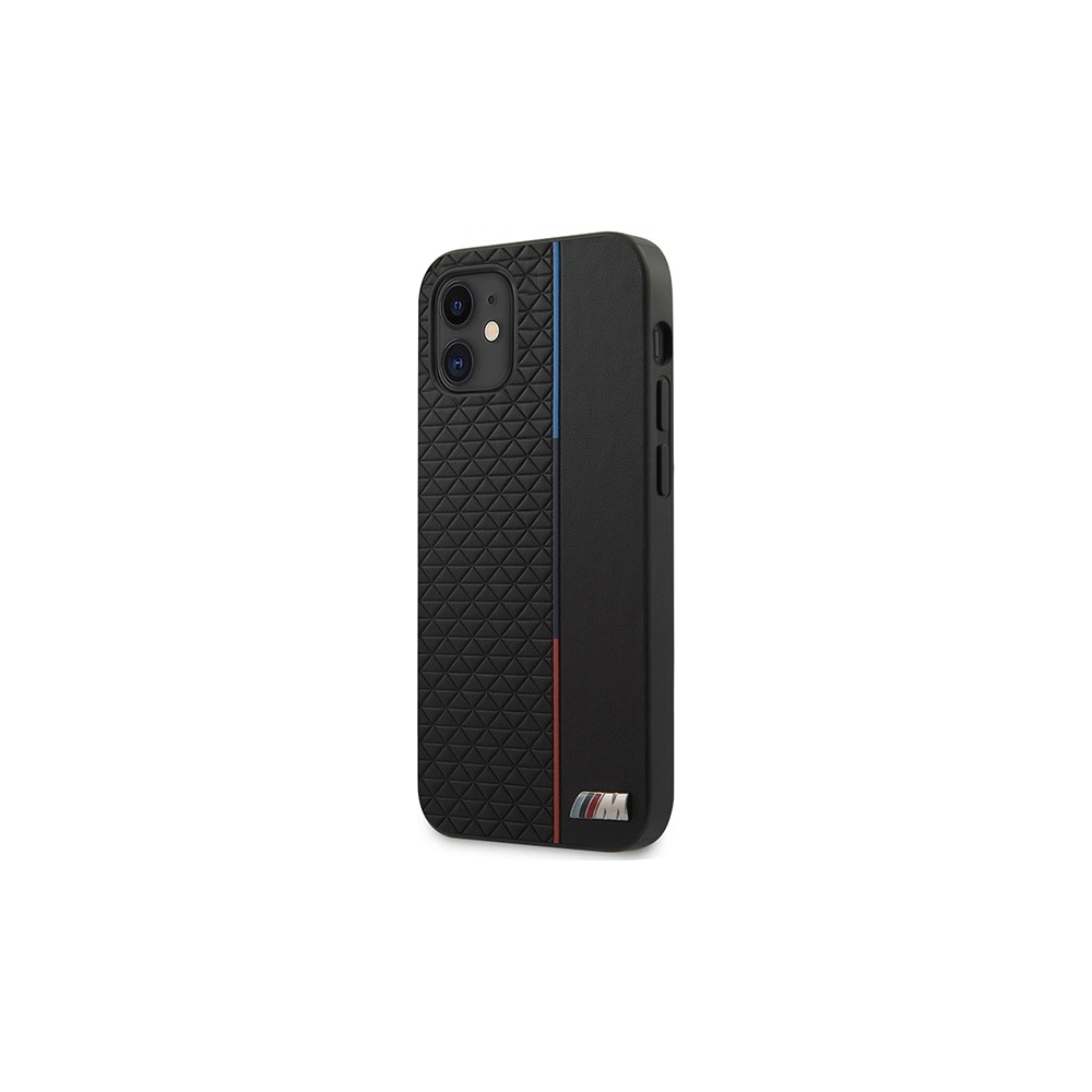 Hurtownia GSM - Case BMW BMHCP12STRTBK Apple iPhone 12 mini schwarz/hardcase M Collection Triangles - BMW101BLK - {ean13} - Hurt